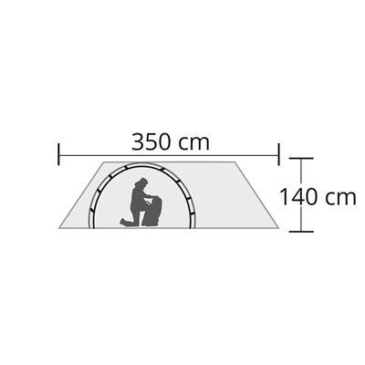 Tenda per 4 persone Hyggelig VERDE Origin Outdoors 310874 3