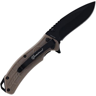 Coltello pieghevole HRT con lama liscia e fischietto a forma di PATRONY Smith & Wesson® P1188452 4
