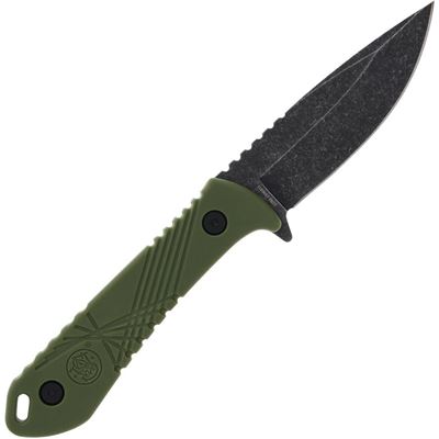 Coltello con lama fissa HRT con fodero VERDE