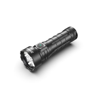 Torcia P4 ricaricabile, multifunzionale, 4000 lumen, 288 metri, IP68