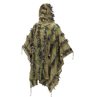 Poncho mimetico LEAF US WOODLAND