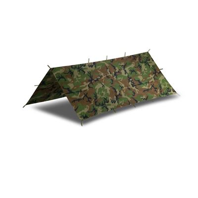 Telone da bivacco SUPERTARP® piccolo US WOODLAND