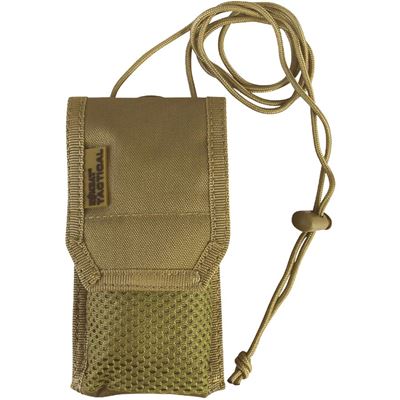 Custodia protettiva MOLLE per telefoni con cordino COYOTE