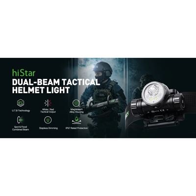 Lampada frontale ricaricabile HISTAR da montare sul casco NEXTORCH PS520379 6