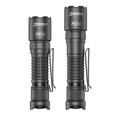 Torcia PZ14 ZOOM ricaricabile, 1000 lumen, 440 metri, IP67 NERA SPERAS PZ14-SP 4