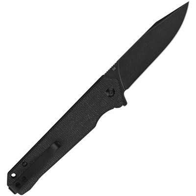 Coltello pieghevole MAMBA V2 brunito lama liscia NERO QSP QS111-G2 3