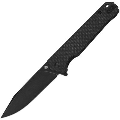 Coltello pieghevole MAMBA V2 brunito lama liscia NERO