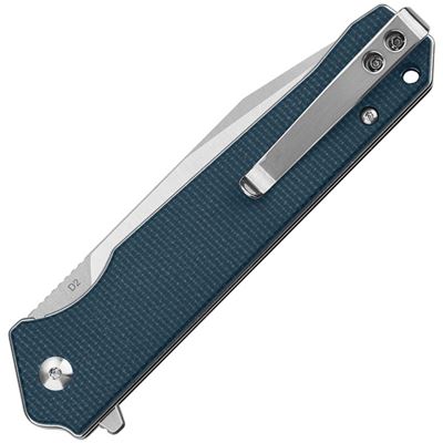 Coltello pieghevole MAMBA V2 lama liscia BLU QSP QS111-H1 4