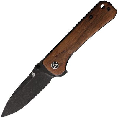 Coltello pieghevole HAWK lama liscia Manico in LEGNO