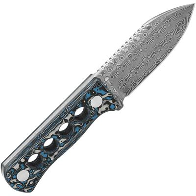 Coltello CANARY con lama fissa in acciaio DAMASCO QSP QS141-I 3
