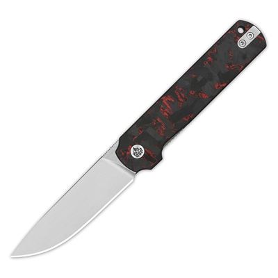 Coltello pieghevole LARK lama liscia NERO/ROSSO