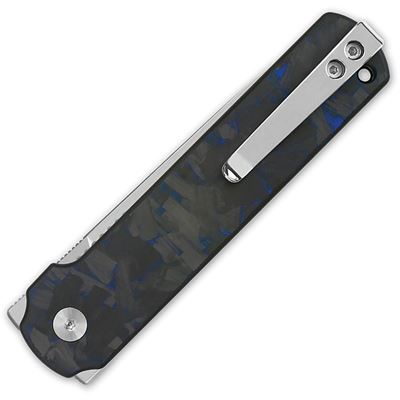 Coltello pieghevole LARK lama liscia NERO/BLU QSP QS144-E 4