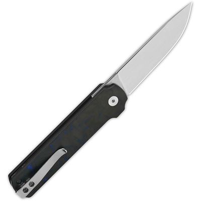 Coltello pieghevole LARK lama liscia NERO/BLU QSP QS144-E 3