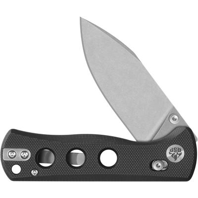 Coltello pieghevole CANARY Glyde lama liscia NERO QSP QS150GL-A1 4