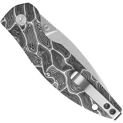 Coltello pieghevole TURTLE PUNK tanto BIANCO/NERO QSP QS158-B1 3