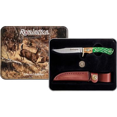 Coltello con lama fissa REMINGTON WHITETAILS in confezione regalo