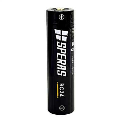 Batteria ricaricabile RC34 3400 mAh USB-C tipo 18650 SPERAS RC34-SP 2