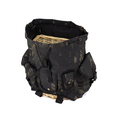 Zaino NŮŠE per funghi con inserto in vimini BTP BLACK Military Goods RD25Z 2