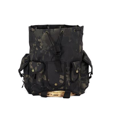 Zaino NŮŠE per funghi con inserto in vimini BTP BLACK Military Goods RD25Z 3