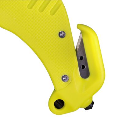 Coltello pieghevole ZÁCHRANÁŘ con lama liscia GIALLO ESP RKY-01 2