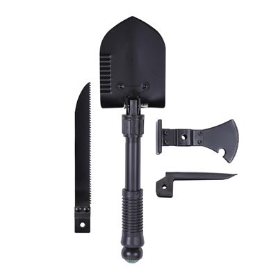 Paletta pieghevole in 5 pezzi con accessori NERO ROTHCO 40 3