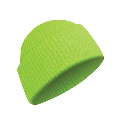 Cappello lavorato a maglia ACRILICO US REFLETTENTE VERDE
