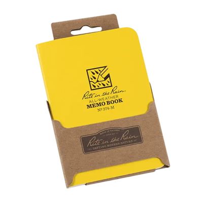 Blocco impermeabile RITE IN THE RAIN Memo Book GIALLO RITE IN THE RAIN RR-374-M 4