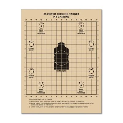 Bersaglio impermeabile M16A2/M16A4 da tiro a 25 metri RITE IN THE RAIN RR-9125 3