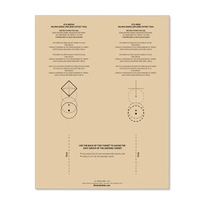 Bersaglio impermeabile UNIVERSAL MOA da tiro a 25 metri RITE IN THE RAIN RR-9126 3