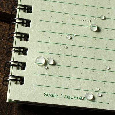 Blocco a spirale impermeabile Universal LARGE 6 5/8"x 8 1/2" VERDE RITE IN THE RAIN RR-973-LG 5