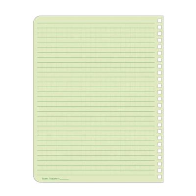 Blocco a spirale impermeabile Universal LARGE 6 5/8"x 8 1/2" VERDE RITE IN THE RAIN RR-973-LG 3