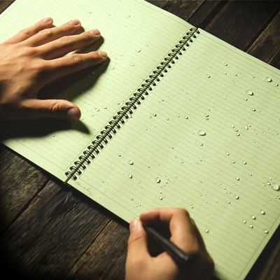 Blocco impermeabile a spirale Universal MAXI 8 1/2"x 11" VERDE RITE IN THE RAIN RR-973-MX 2