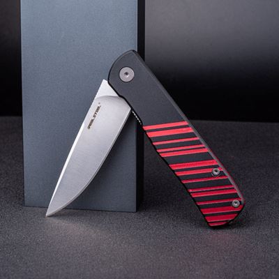 Coltello pieghevole KARLY lama liscia NERO/ROSSO REAL STEEL RS6052 7