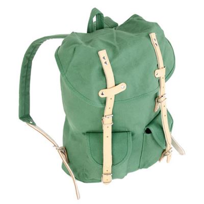 Zaino HIKING 15 l con elementi in pelle VERDE ESSL - original RU131-OL 8