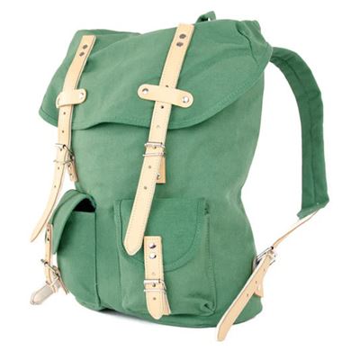 Zaino HIKING 15 l con elementi in pelle VERDE ESSL - original RU131-OL 6