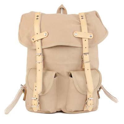 Zaino HIKING 15 l con elementi in pelle KHAKI ESSL - original RU131KHA 3