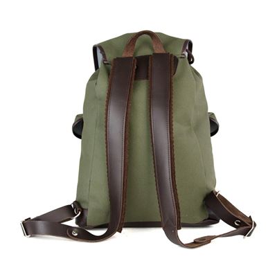 Zaino TRUCKSACK 14 l con elementi in pelle VERDE ESSL - original RU135GR 4