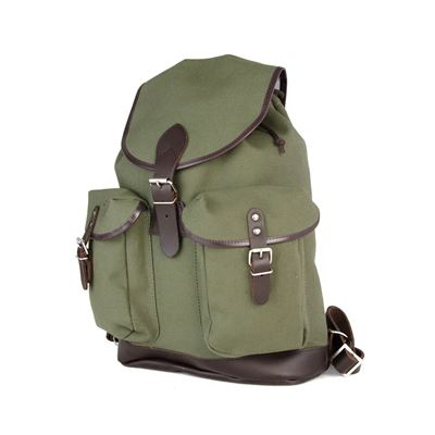 Zaino TRUCKSACK 14 l con elementi in pelle VERDE ESSL - original RU135GR 2