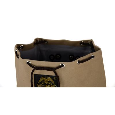 Zaino TRUCKSACK 14l con elementi in pelle KHAKI/MARRONE SCURO pelle ESSL - original RU135-SA-D 8