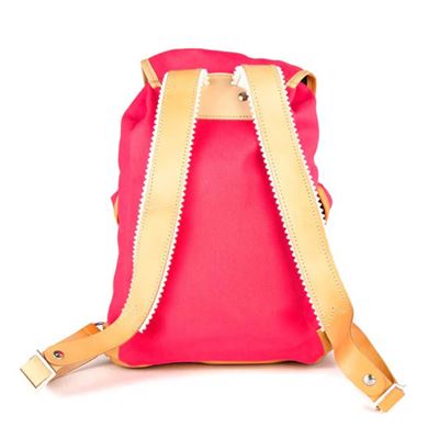 Zaino TRUCKSACK 14 l con elementi in pelle ROSA ESSL - original RU135PINK 2
