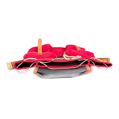 Zaino TRUCKSACK 14 l con elementi in pelle ROSA ESSL - original RU135PINK 7