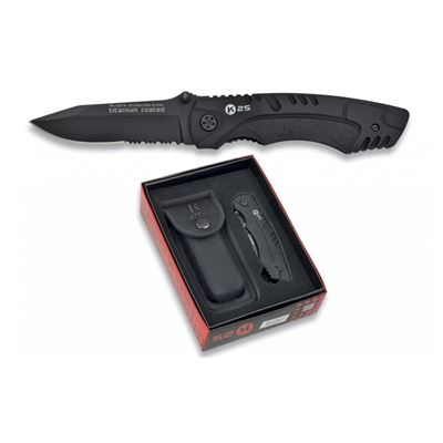 Coltello pieghevole 11074 NERO