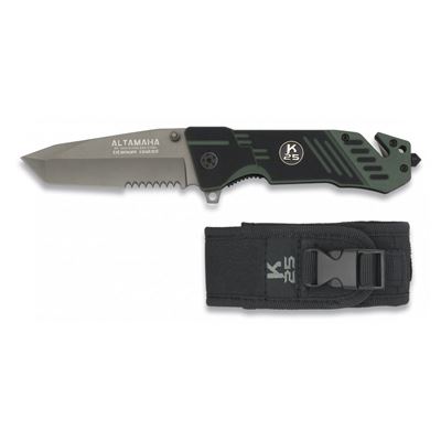 Coltello ALTAMAHA pieghevole NERO-VERDE