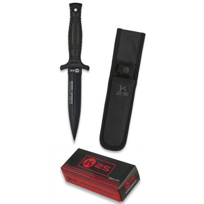 Coltello K25 31699 pugnale NERO
