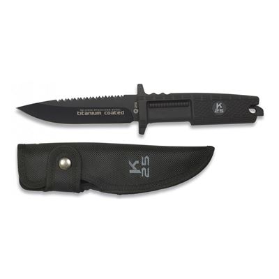 Coltello Tactical 31910 lama fissa NERO