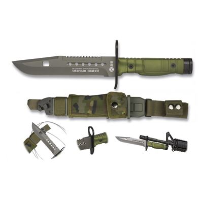 Coltello BAYONET K25 con fodero VERDE
