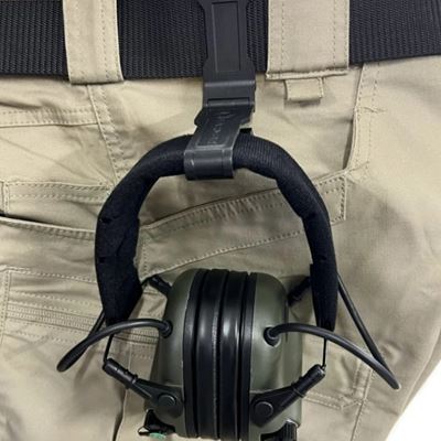 Clip da cintura in plastica per cuffie NERO EARMOR S08 2