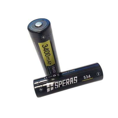 Batteria ricaricabile S34 3400 mAh tipo 18650 SPERAS S34-SP 2