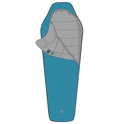 Sacco a pelo estivo ZETA 150 BLU HIGHLANDER SB255-MB 6