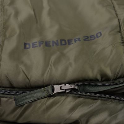Sacco a pelo mummia tre stagioni DEFENDER 250 VERDE HIGHLANDER SB265-RG 2